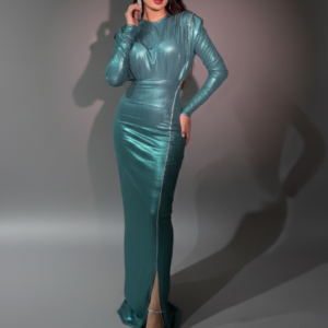فساتين سواريه جنزاري - Teal Soiree Dresses | Teal Disco - Matching ماتشنج